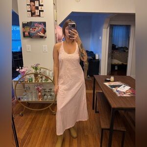 Vintage Light Pink Slip Dress